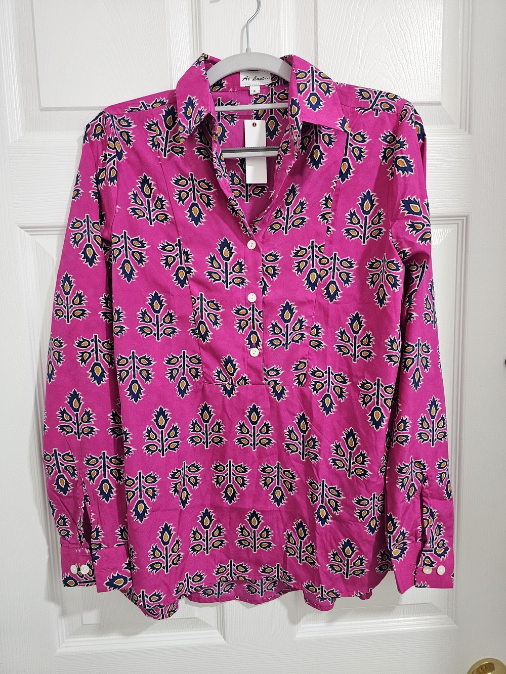 At LAST Pink Shirt For Women